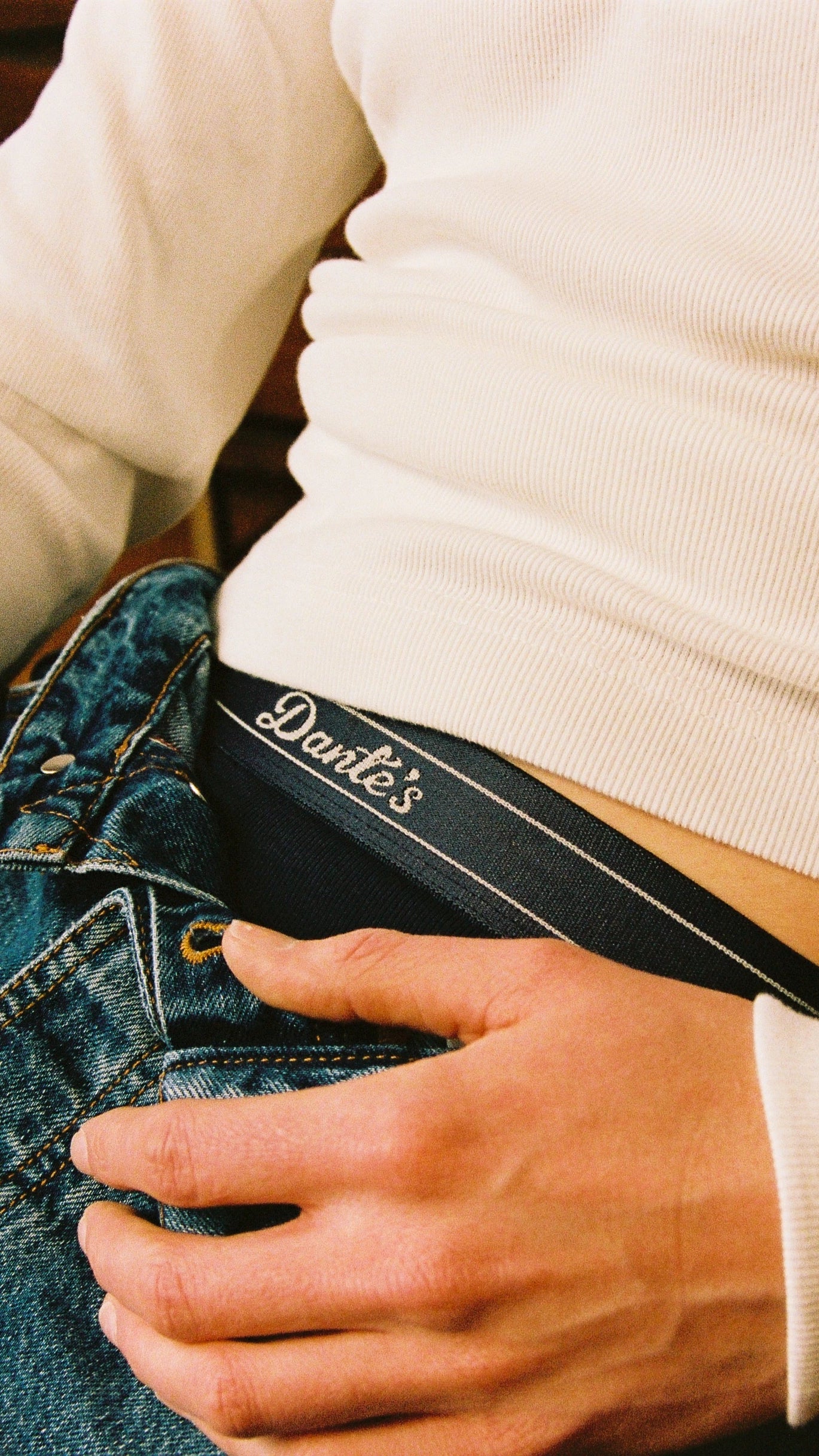 Navy Organic cotton boxer briefs